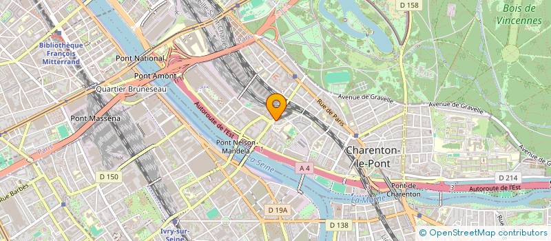 localisation de l'entreprise MONSIEUR ALAIN DESCOMBES  CHARENTON-LE-PONT