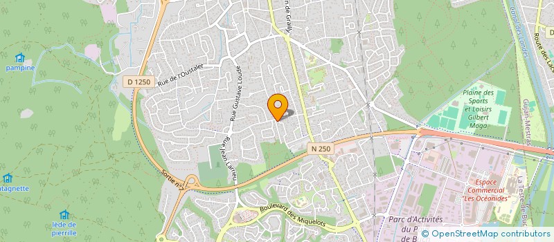 localisation de l'entreprise MONSIEUR ALAIN DESCOT  LA TESTE-DE-BUCH