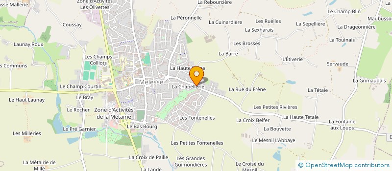 localisation de l'entreprise MONSIEUR ALAIN DESEVEDAVY à MELESSE