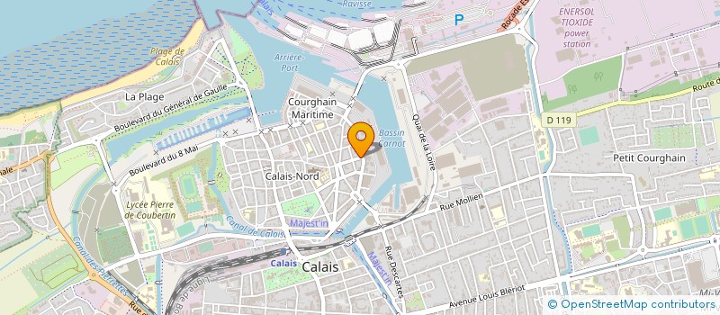 localisation de l'entreprise MONSIEUR ALAIN DESFACHELLES  CALAIS