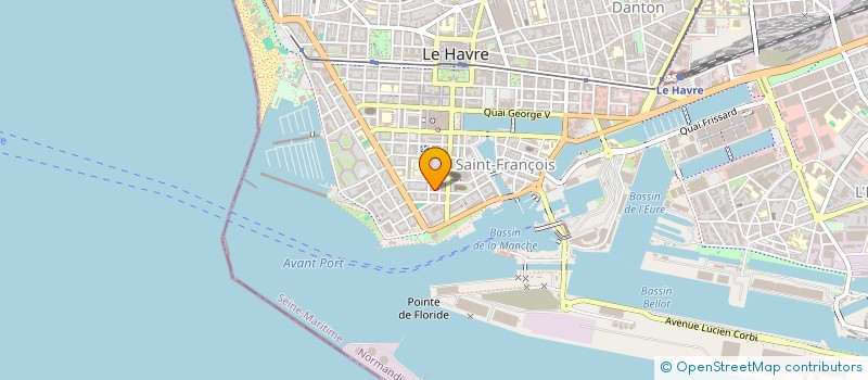 localisation de l'entreprise MONSIEUR ALAIN DESFOURS à LE HAVRE
