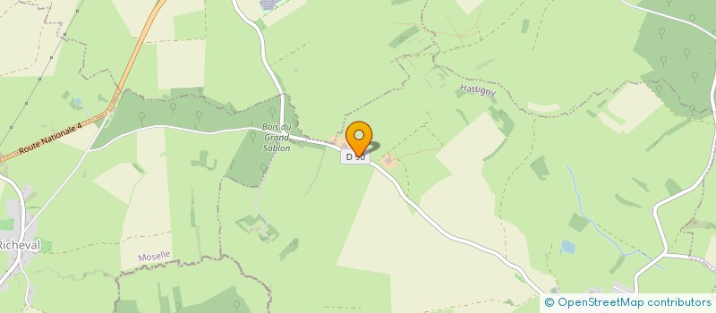 localisation de l'entreprise MONSIEUR ALAIN DESFRERES  HATTIGNY