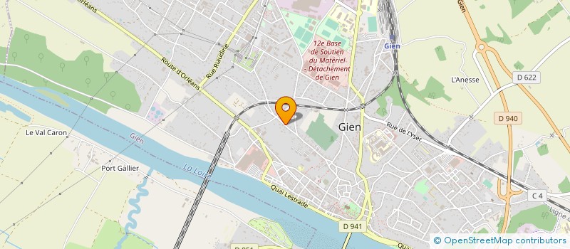 localisation de l'entreprise MONSIEUR ALAIN DESHAYES à GIEN