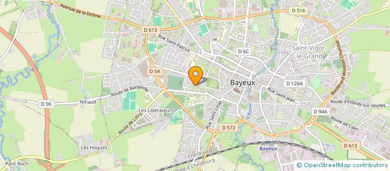 localisation de l'entreprise MONSIEUR ALAIN DESLOUBAT  BAYEUX