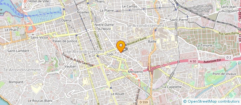 localisation de l'entreprise MONSIEUR ALAIN DESOLE à MARSEILLE