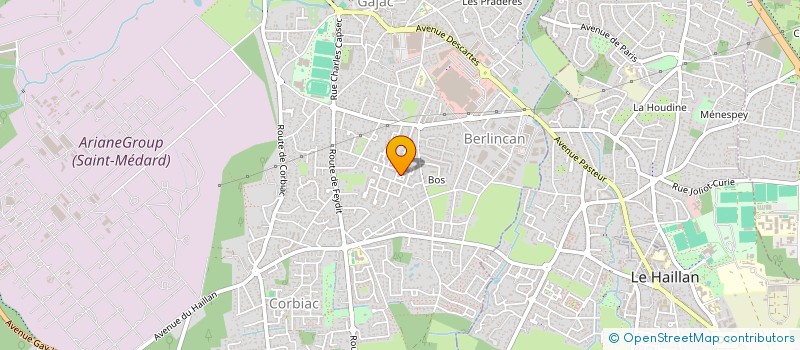 localisation de l'entreprise MONSIEUR ALAIN DESPLANCHES  SAINT-MEDARD-EN-JALLES