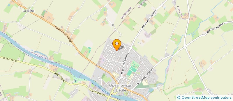 localisation de l'entreprise MONSIEUR ALAIN DESPREZ  QUESNOY-SUR-DEULE