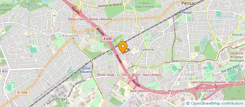 localisation de l'entreprise MONSIEUR ALAIN DESQUEYROUX  PESSAC