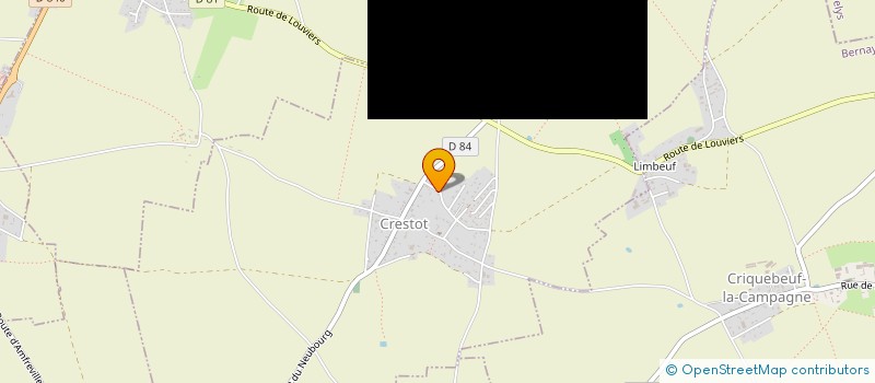 localisation de l'entreprise MONSIEUR ALAIN DESSAUX  CRESTOT