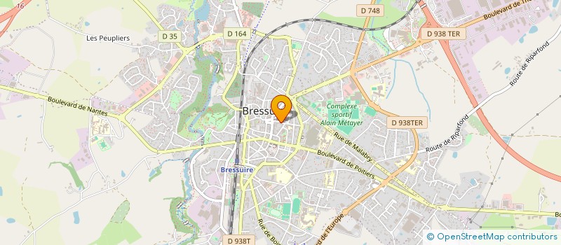 localisation de l'entreprise MONSIEUR ALAIN DETRIVIERE  BRESSUIRE