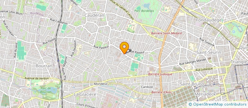 localisation de l'entreprise MONSIEUR ALAIN DEU à BORDEAUX