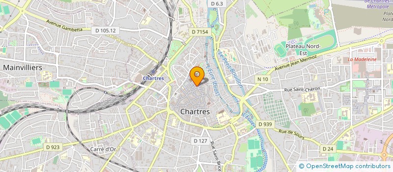 localisation de l'entreprise MONSIEUR ALAIN DEVAILLY à CHARTRES