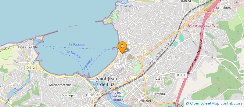 localisation de l'entreprise MONSIEUR ALAIN DEVAUX à SAINT-JEAN-DE-LUZ