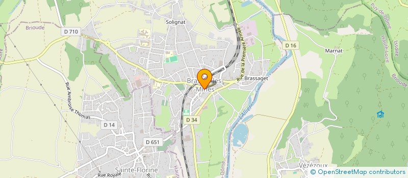 localisation de l'entreprise MONSIEUR ALAIN DEVEZ à BRASSAC-LES-MINES