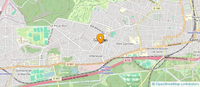 localisation de l'entreprise MONSIEUR ALAIN DEVIDAS  GARCHES