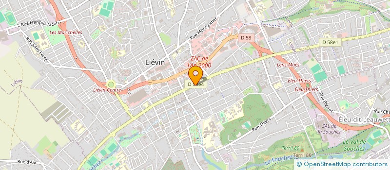 localisation de l'entreprise MONSIEUR ALAIN DEVIENNE à LIEVIN