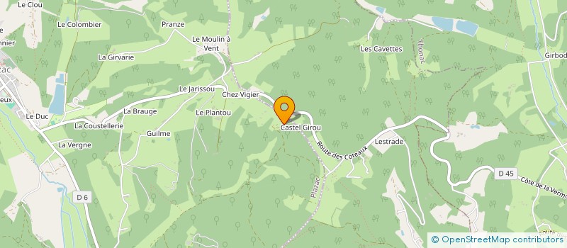 localisation de l'entreprise MONSIEUR ALAIN DEVIGE  ROUFFIGNAC-SAINT-CERNIN-DE-REILHAC