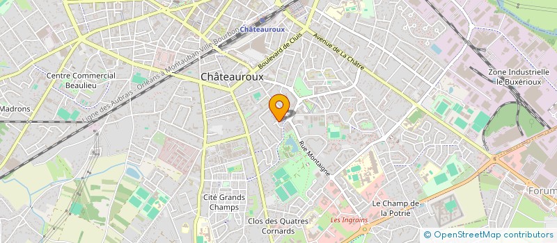 localisation de l'entreprise MONSIEUR ALAIN DEVILLIERE à CHATEAUROUX