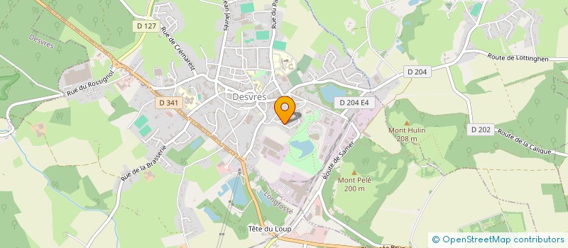 localisation de l'entreprise MONSIEUR ALAIN DEVIN  SAMER