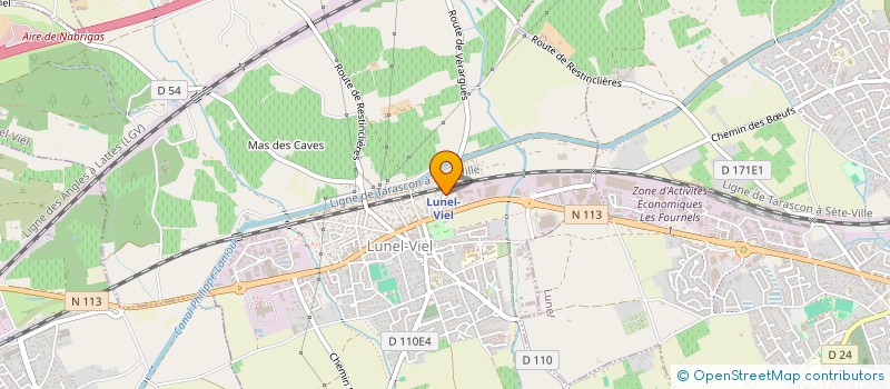 localisation de l'entreprise MONSIEUR ALAIN DEVRIES  LUNEL-VIEL