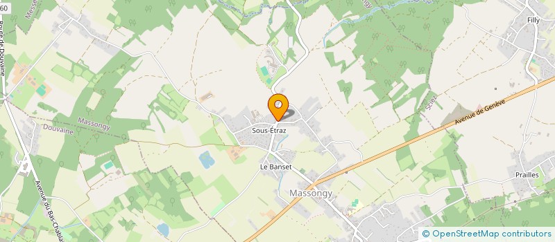 localisation de l'entreprise MONSIEUR ALAIN DEWAELE  EXCENEVEX