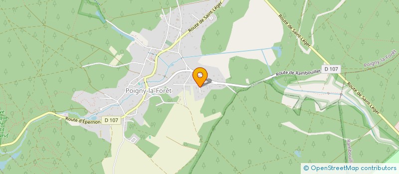 localisation de l'entreprise MONSIEUR ALAIN DEYGAS  POIGNY-LA-FORET