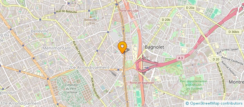 localisation de l'entreprise MONSIEUR ALAIN DHERVILLERS  PARIS