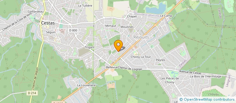 localisation de l'entreprise MONSIEUR ALAIN DIARD à CESTAS