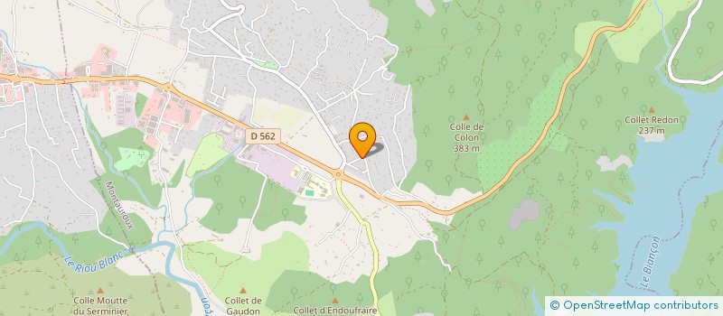 localisation de l'entreprise MONSIEUR ALAIN DIDIER  SEILLANS