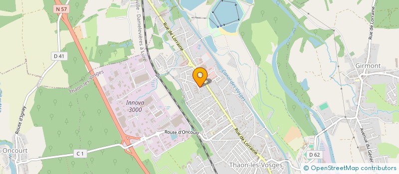 localisation de l'entreprise MONSIEUR ALAIN DIDIER  THAON-LES-VOSGES