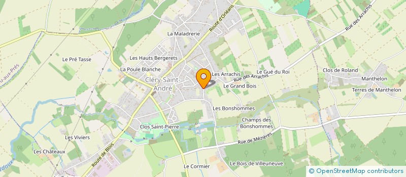 localisation de l'entreprise MONSIEUR ALAIN DIET à CLERY-SAINT-ANDRE