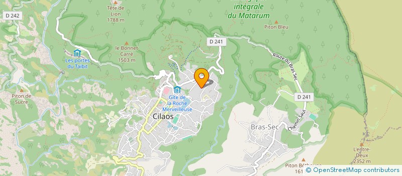 localisation de l'entreprise MONSIEUR ALAIN DIJOUX à CILAOS