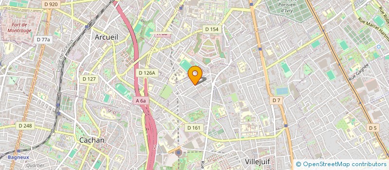 localisation de l'entreprise MONSIEUR ALAIN DILOUYA  VILLEJUIF