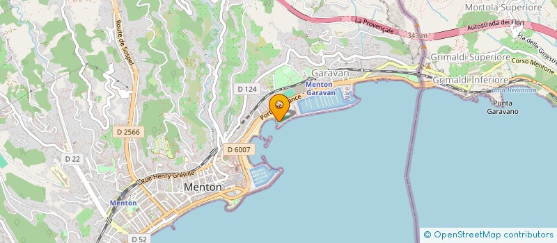 localisation de l'entreprise MONSIEUR ALAIN DIMBLON  MENTON