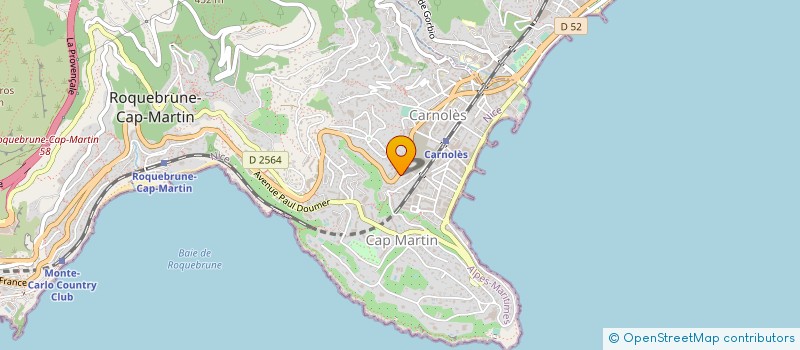 localisation de l'entreprise MONSIEUR ALAIN DIONISIO à ROQUEBRUNE-CAP-MARTIN