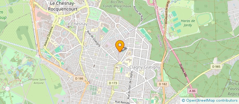 localisation de l'entreprise MONSIEUR ALAIN DJELLAB à VERSAILLES