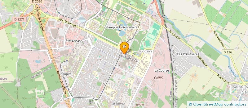 localisation de l'entreprise MONSIEUR ALAIN DOGBEH  ORLEANS