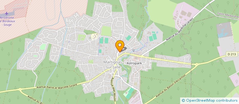 localisation de l'entreprise MONSIEUR ALAIN DOGNON  MARTIGNAS-SUR-JALLE