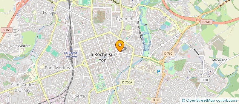 localisation de l'entreprise MONSIEUR ALAIN DOISNEAU à LA ROCHE-SUR-YON
