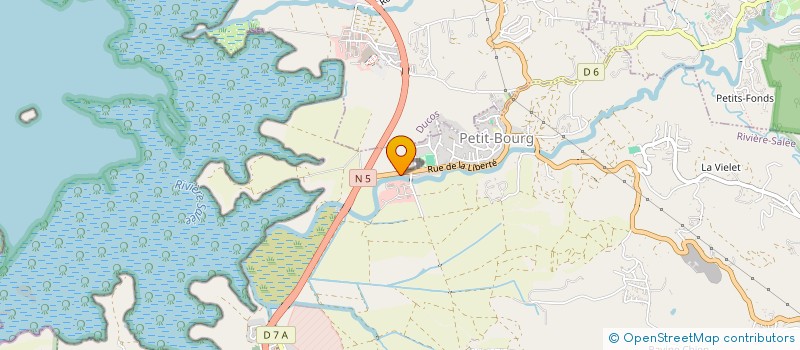 localisation de l'entreprise MONSIEUR ALAIN DONARDIM  RIVIERE SALEE