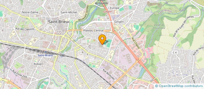 localisation de l'entreprise MONSIEUR ALAIN DONVIDE à SAINT-BRIEUC