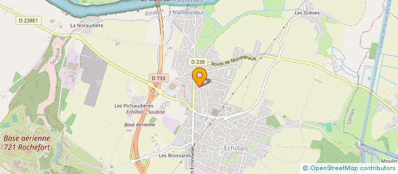 localisation de l'entreprise MONSIEUR ALAIN DORAY  ECHILLAIS