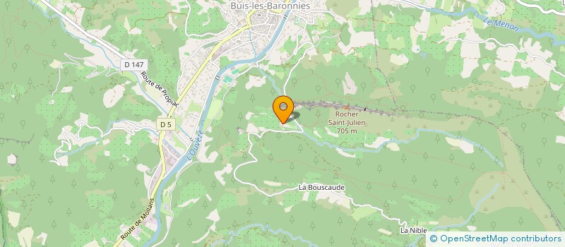 localisation de l'entreprise MONSIEUR ALAIN DOREL  BUIS-LES-BARONNIES