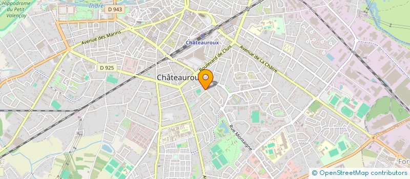 localisation de l'entreprise MONSIEUR ALAIN DORET à CHATEAUROUX