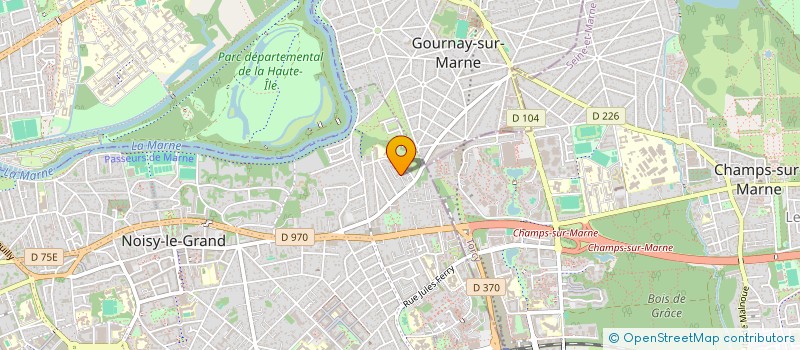 localisation de l'entreprise MONSIEUR ALAIN DORIA  NOISY-LE-GRAND