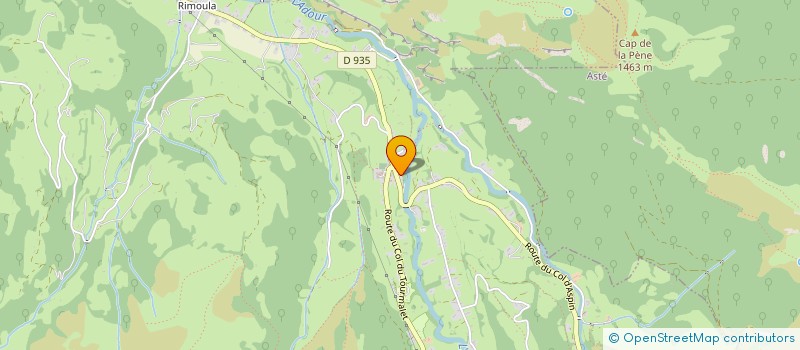 localisation de l'entreprise MONSIEUR ALAIN DORTET-HALET  CAMPAN