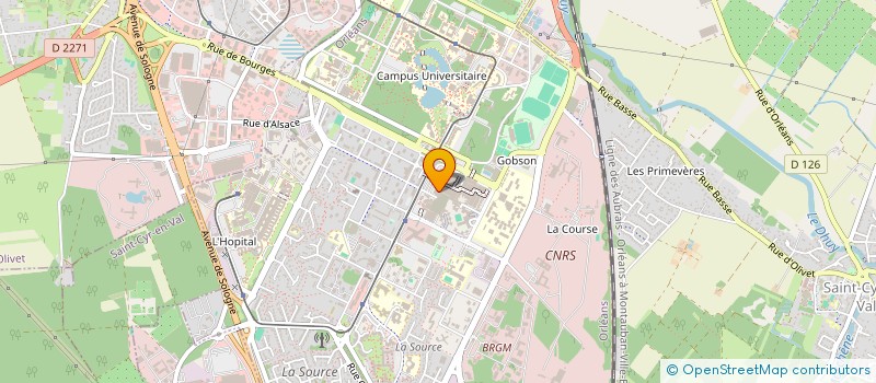 localisation de l'entreprise MONSIEUR ALAIN DOUADY à ORLEANS