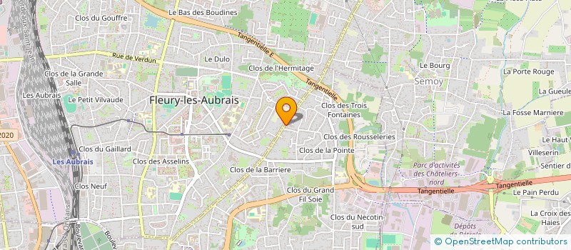 localisation de l'entreprise MONSIEUR ALAIN DOUCET à ORLEANS