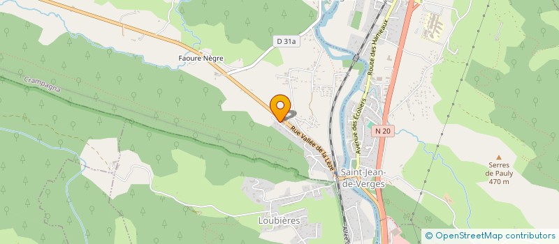 localisation de l'entreprise MONSIEUR ALAIN DOUMENC à CRAMPAGNA