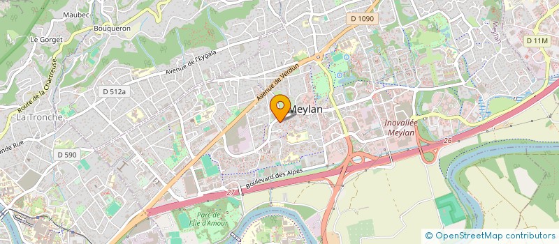 localisation de l'entreprise MONSIEUR ALAIN DREANO à MEYLAN